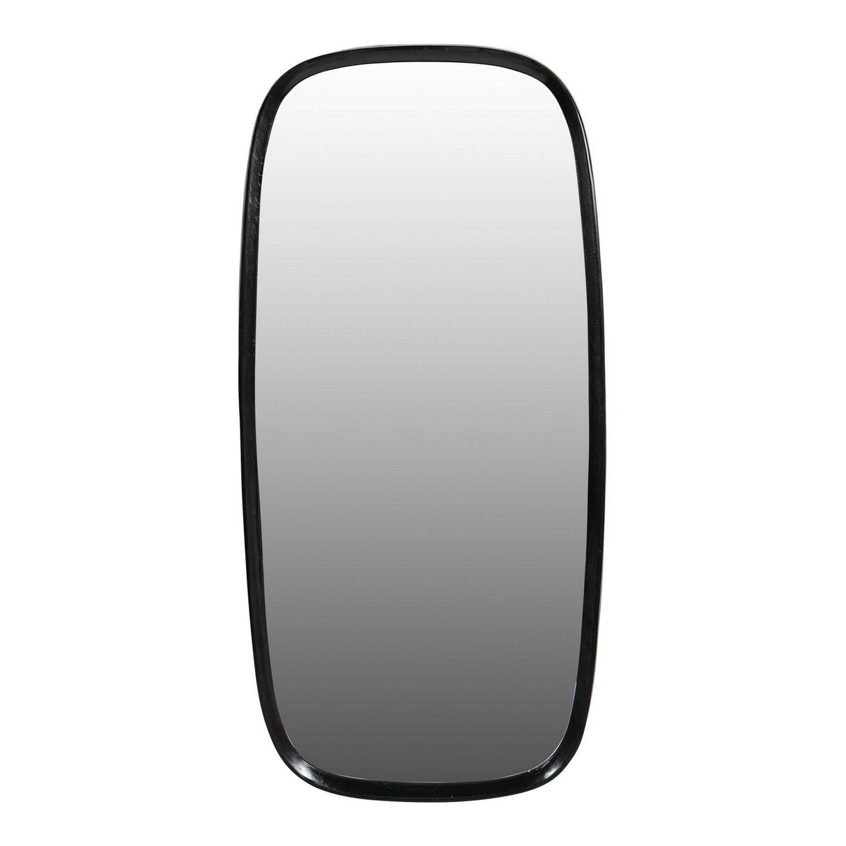 Lloyd Dark Graphite Slim Aluminium Wall Mirror - 58x119cm