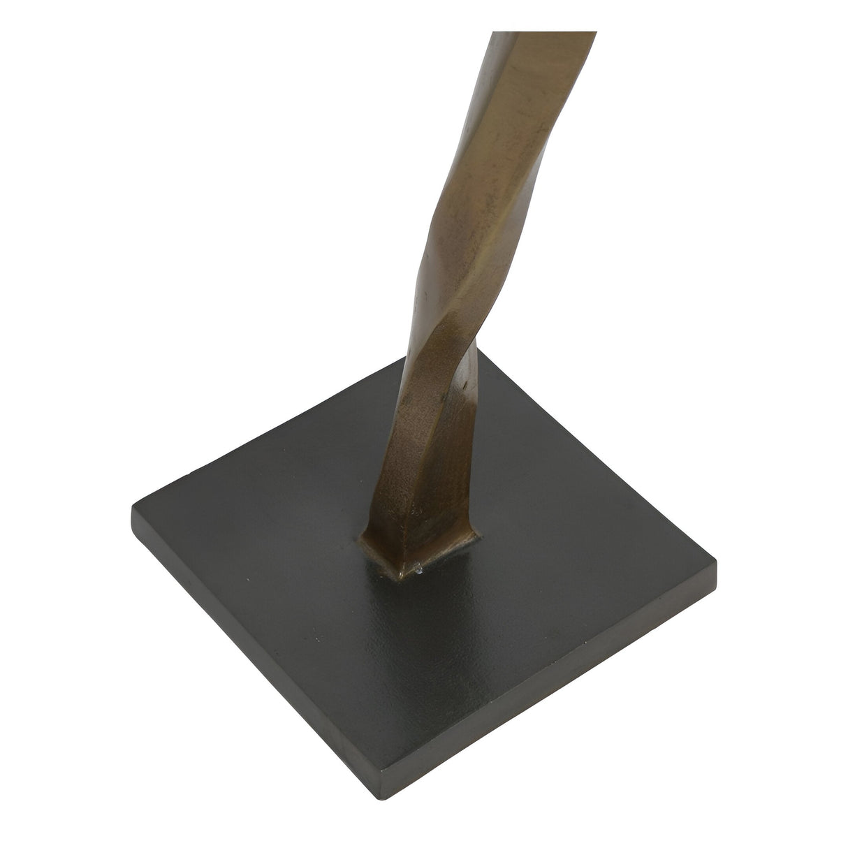 Charlie Textured Brass Aluminium Abstract Sculpture - 158cm