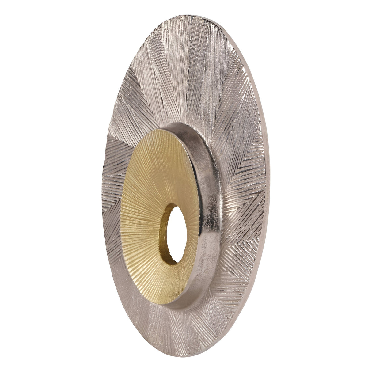 Bergen Nickel Aluminium Wall Art - 38cm