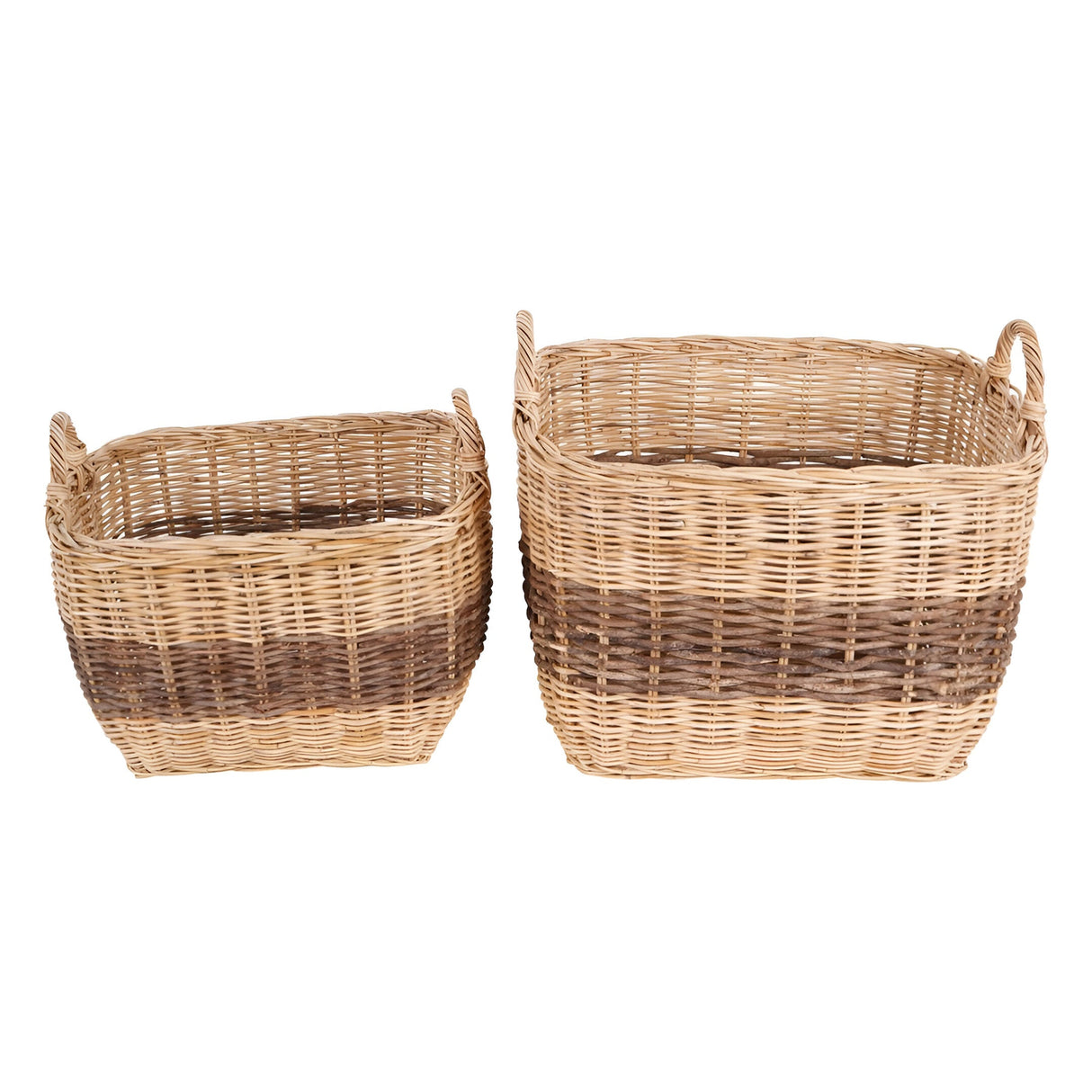Halong Set of 2 Square Storage Baskets - Natural