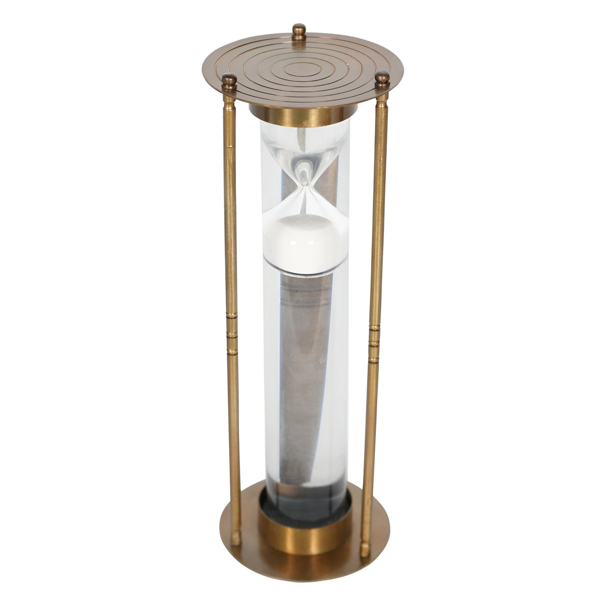 Columbia Sand Timer Large - Antique Brass