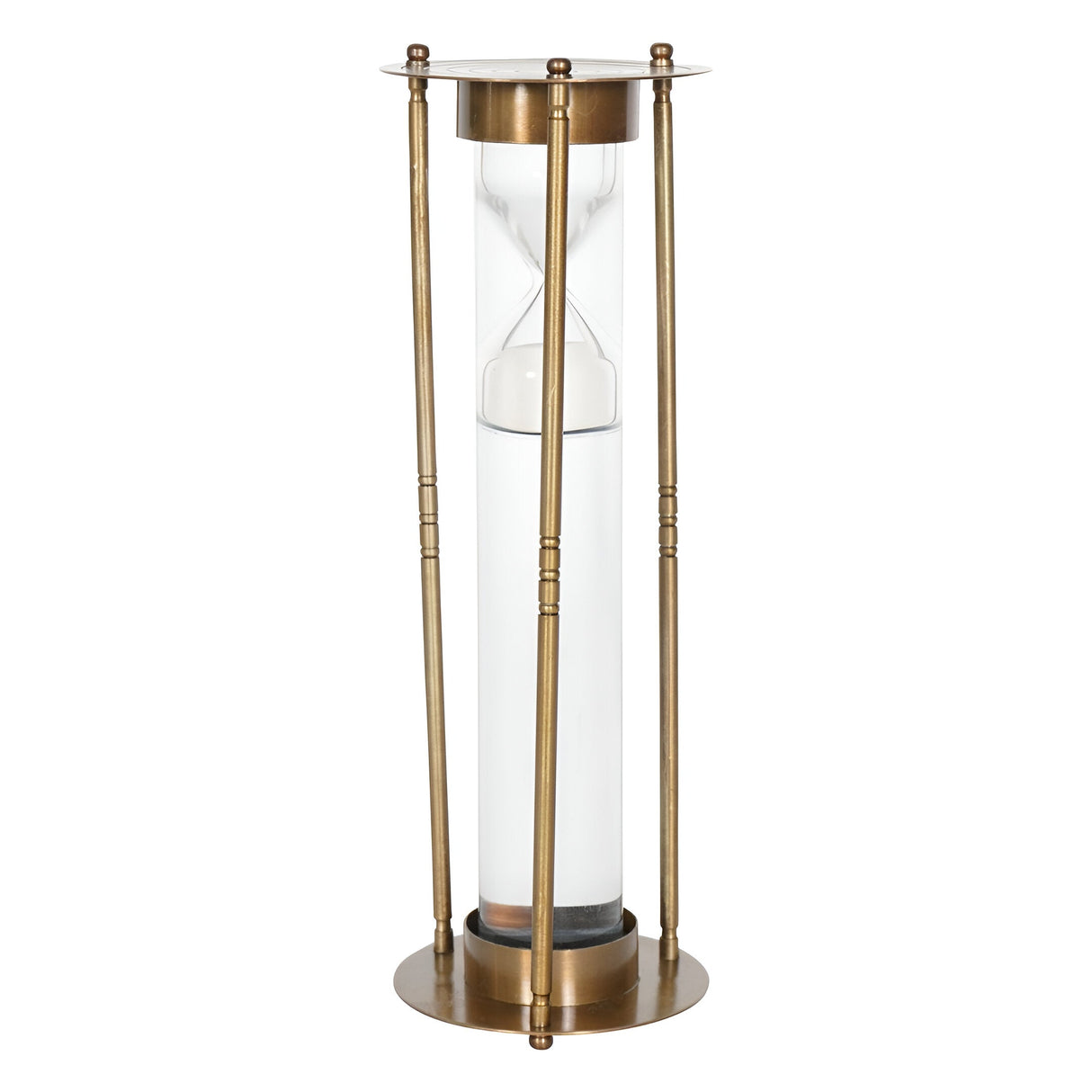Columbia Sand Timer Large - Antique Brass