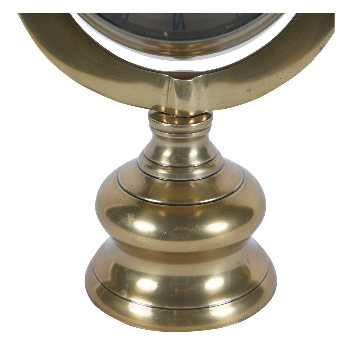 Columbia Mantel Clock - Antique Brass