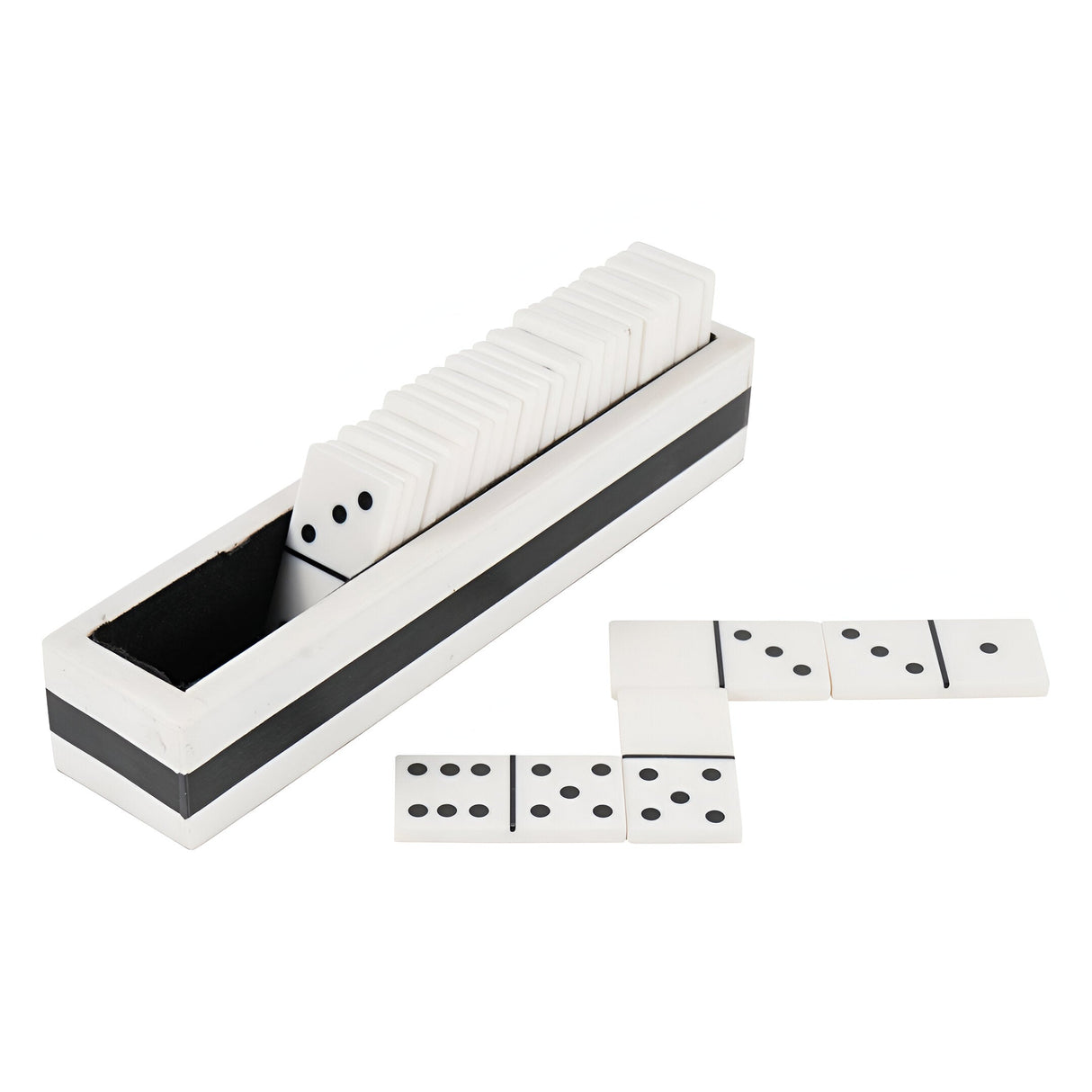 Domino Set - White & Black