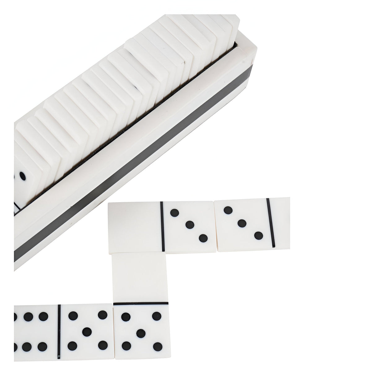 Domino Set - White & Black
