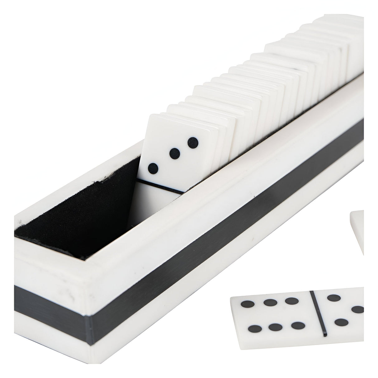 Domino Set - White & Black