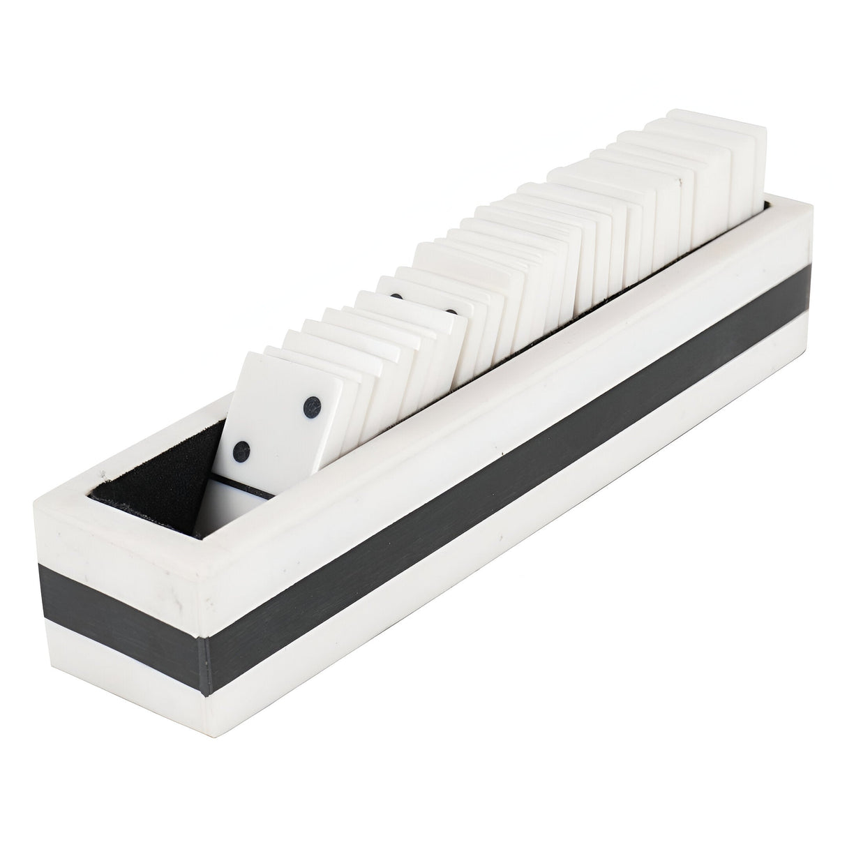 Domino Set - White & Black