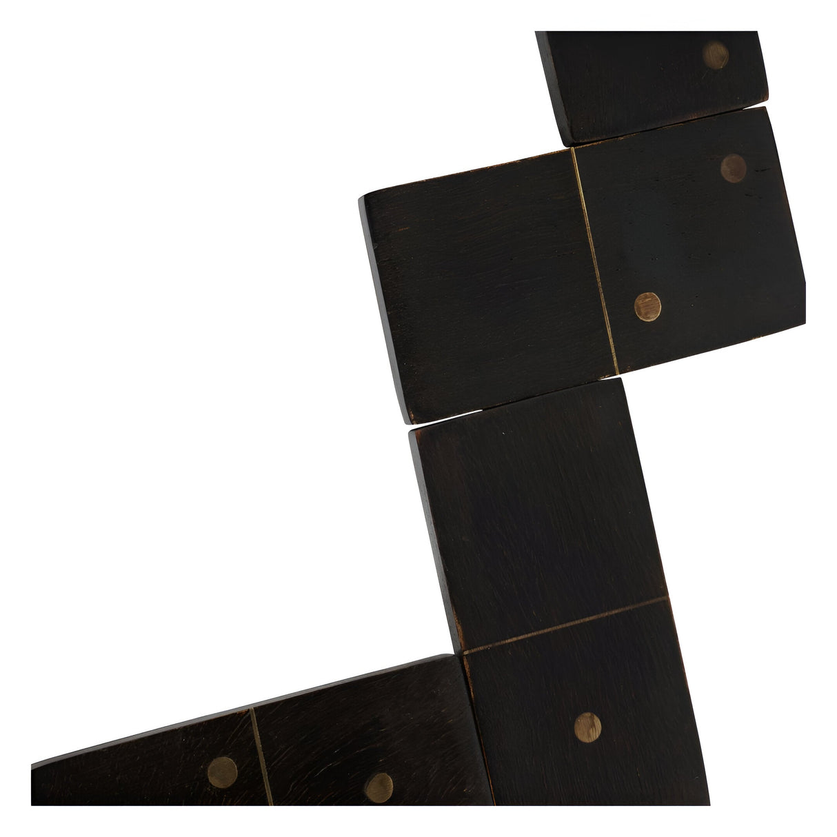 Columbia Large Domino Set In Curved Tray - Black