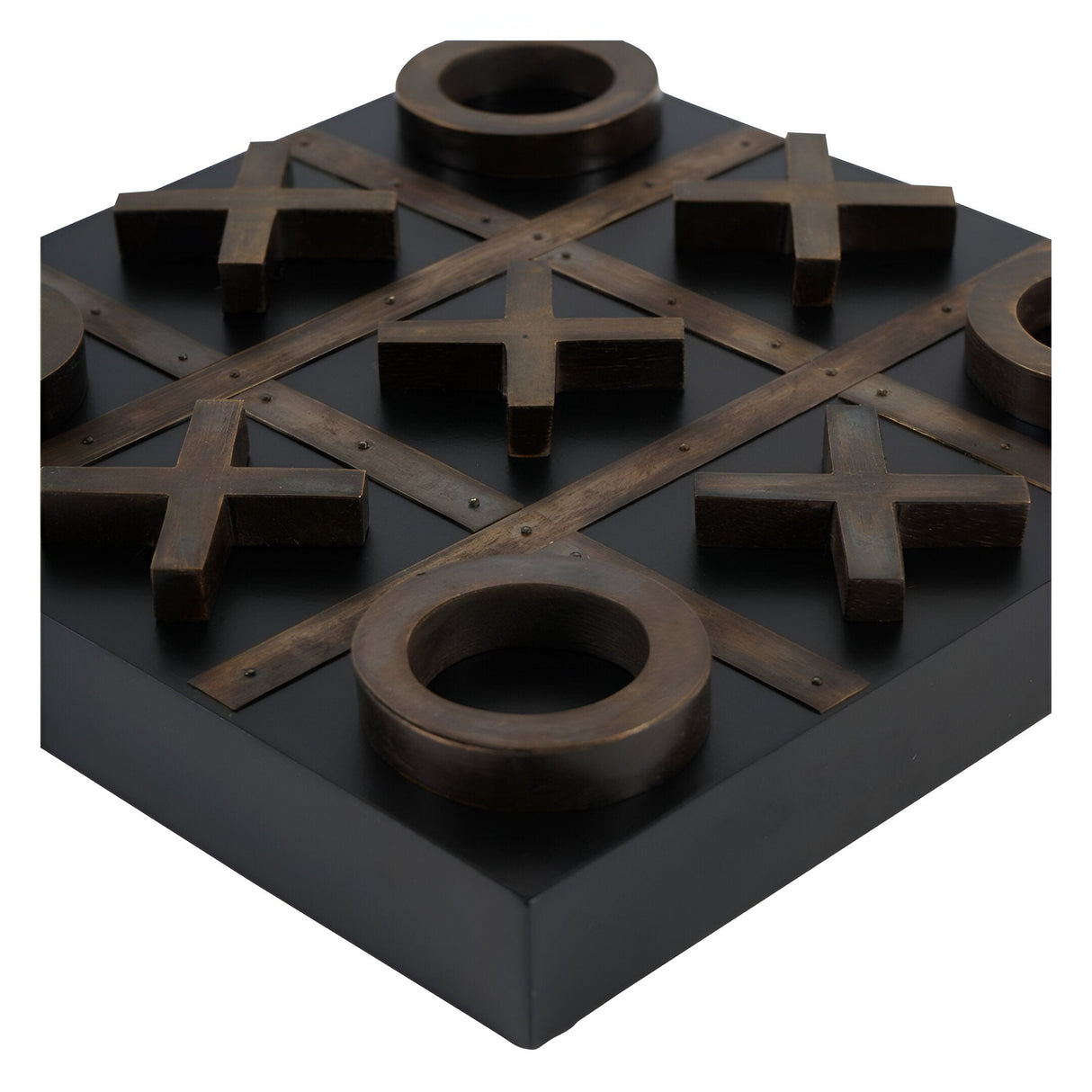 Columbia Wooden Noughts and Crosses Game - Black