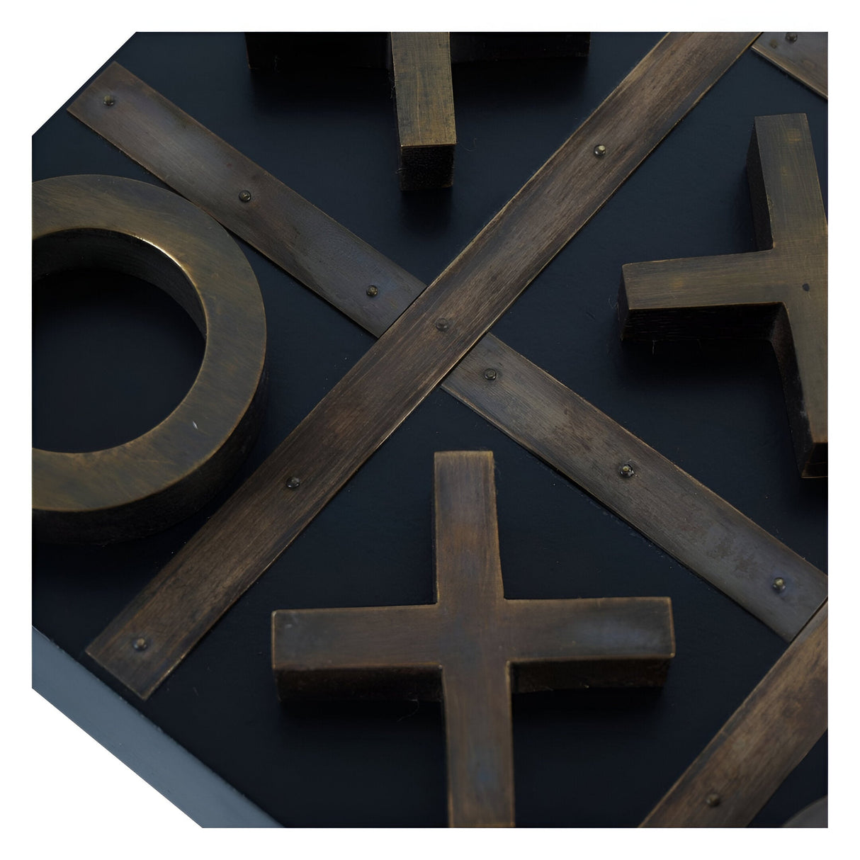 Columbia Wooden Noughts and Crosses Game - Black