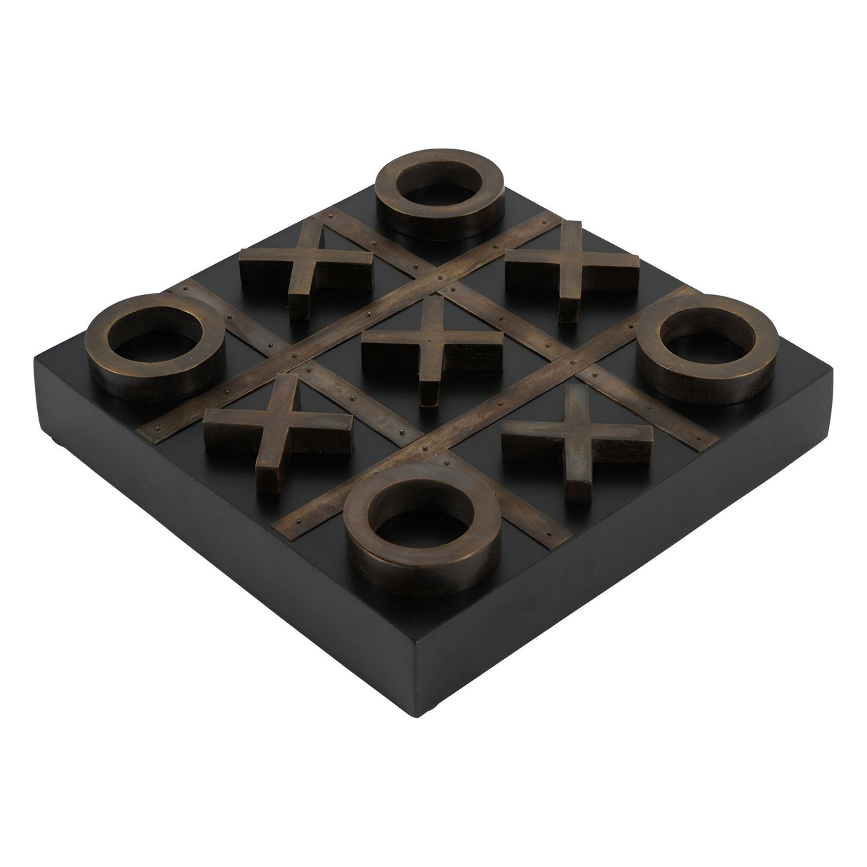 Columbia Wooden Noughts and Crosses Game - Black
