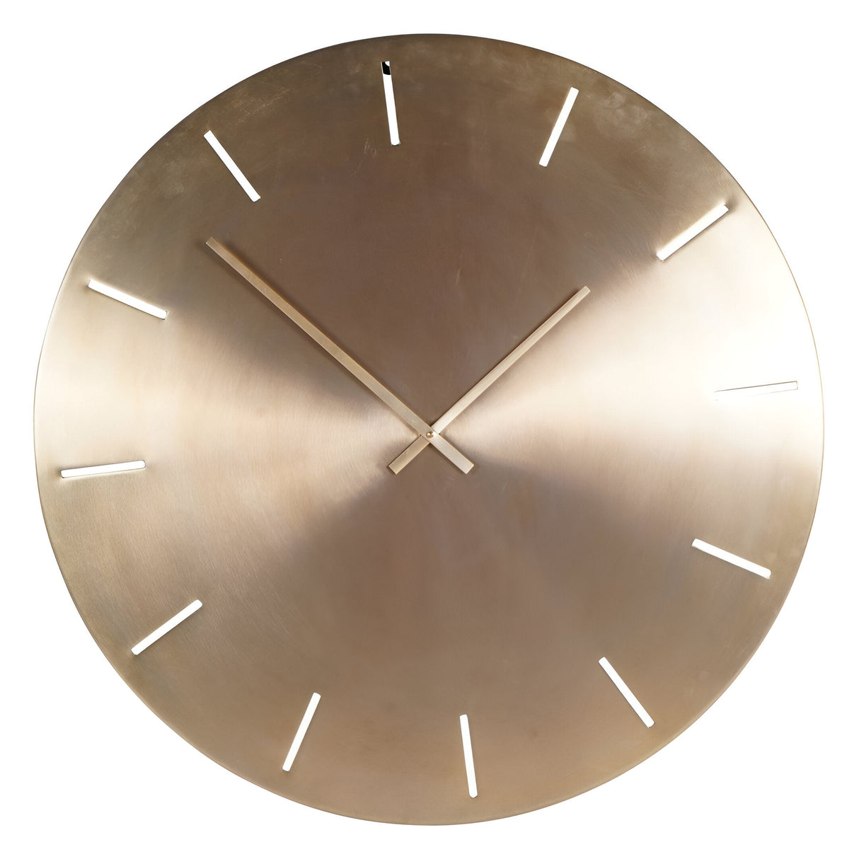 Santa Cruz Metal Wall Clock 76cm - Gold