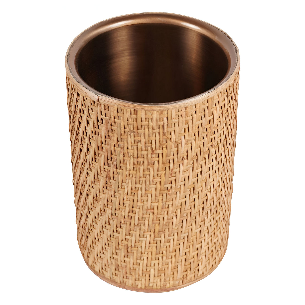 Rattan Wine Cooler - Dusky Gold