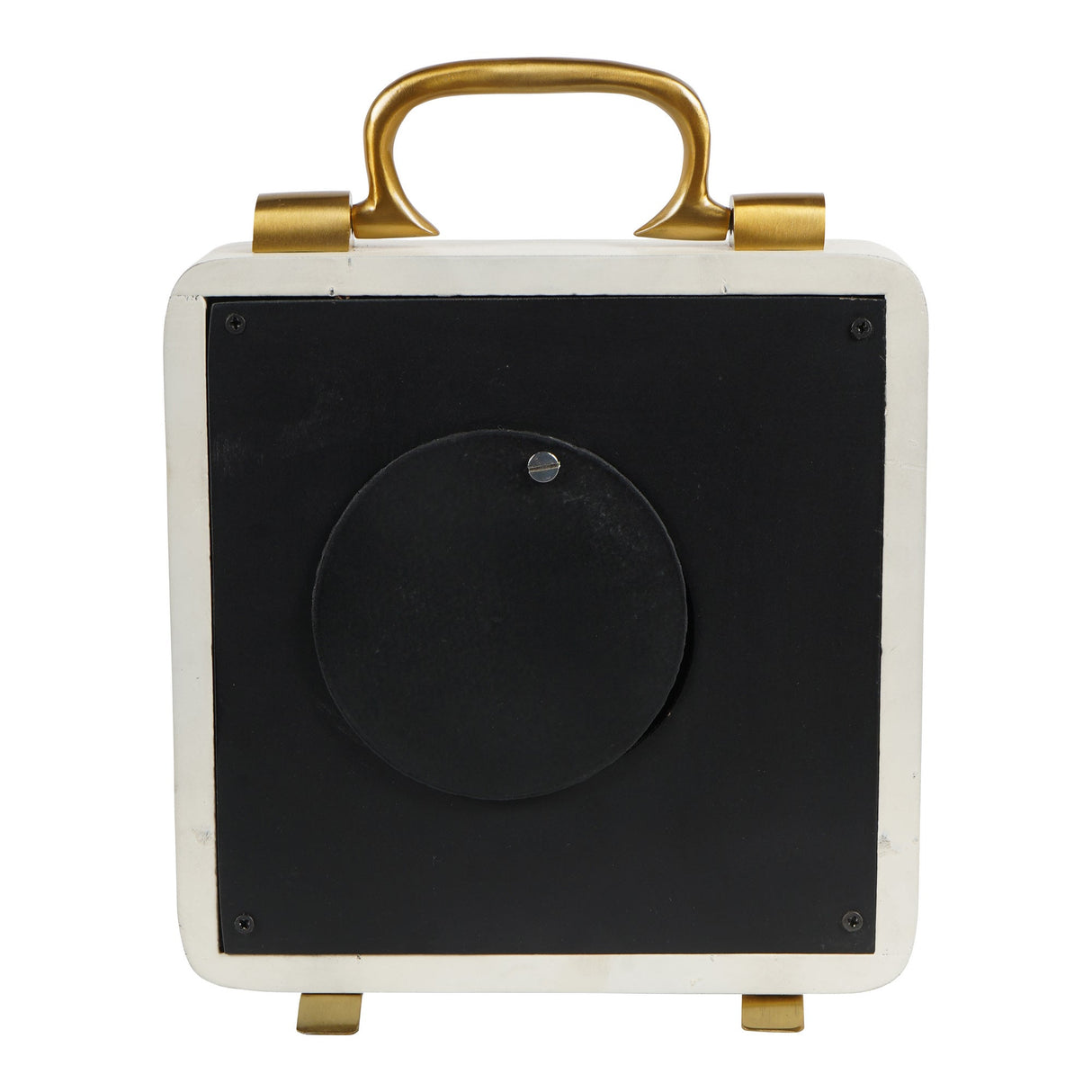 Kimberley Mantel Clock 20cm - Cream & Gold