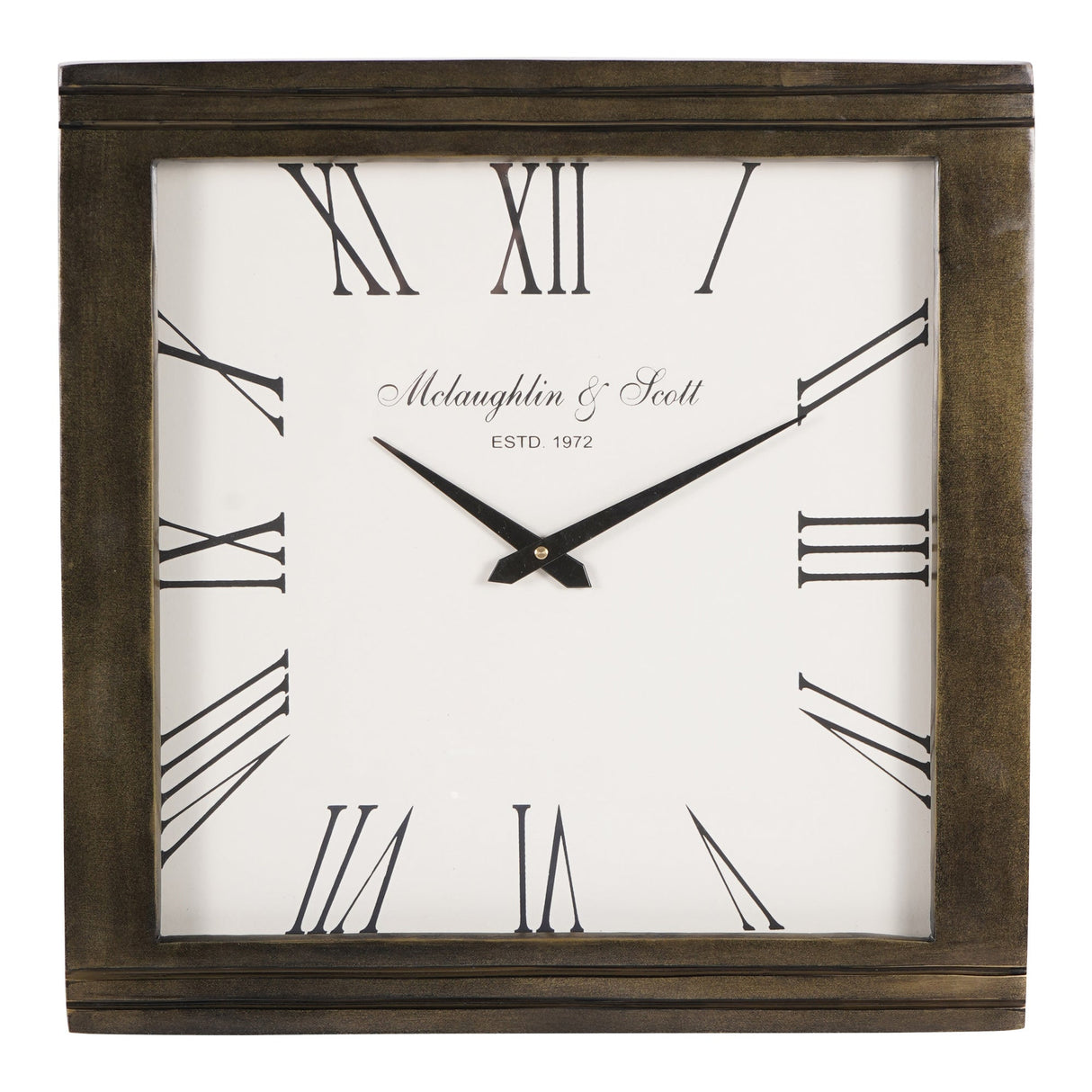 Hornchurch Wall Clock 38cm - Burnished Brass
