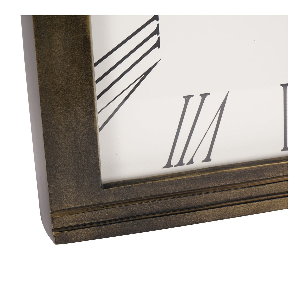 Hornchurch Wall Clock 38cm - Burnished Brass