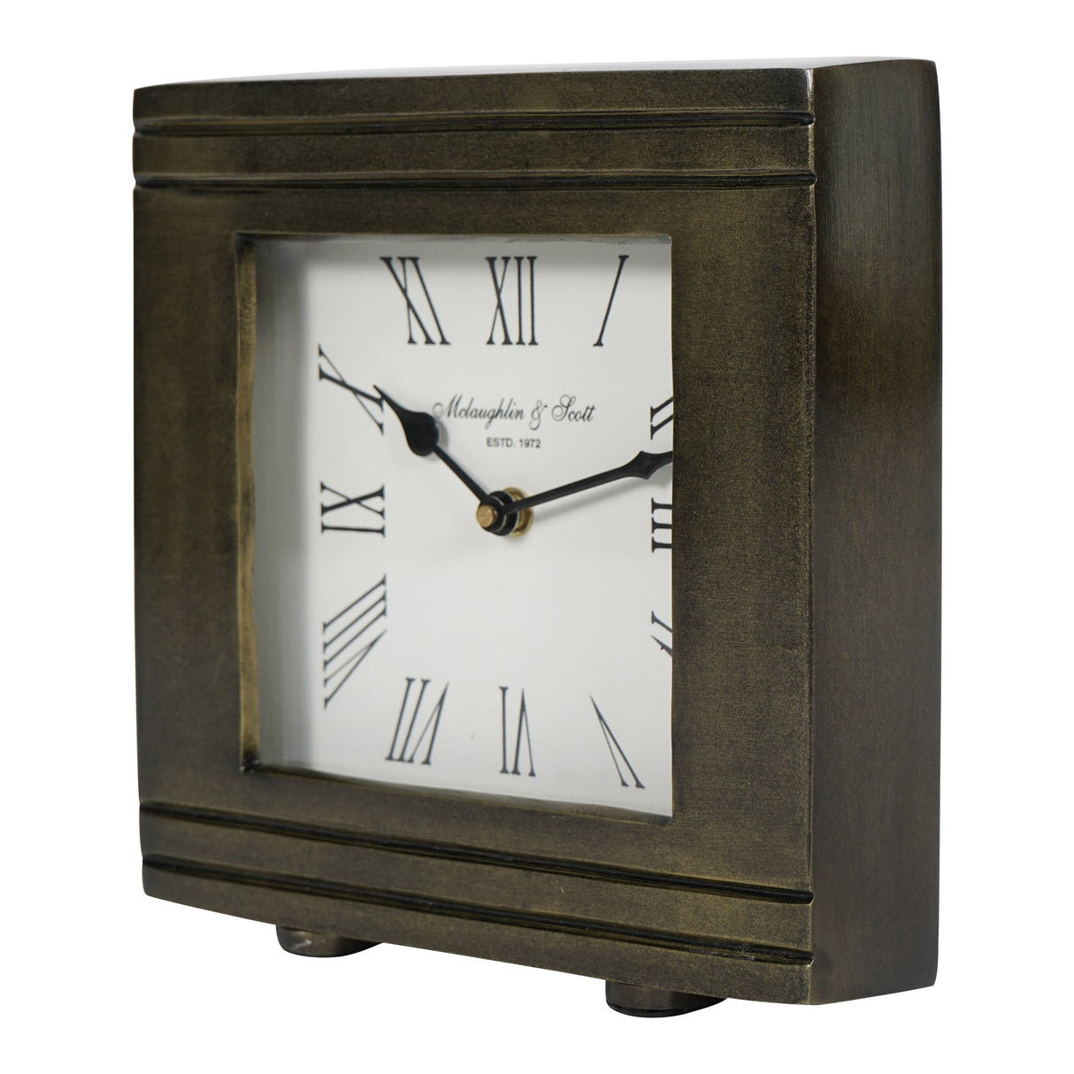 Hornchurch Mantel Clock - Burnished Brass