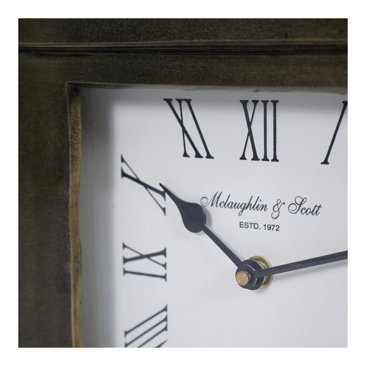 Hornchurch Mantel Clock - Burnished Brass