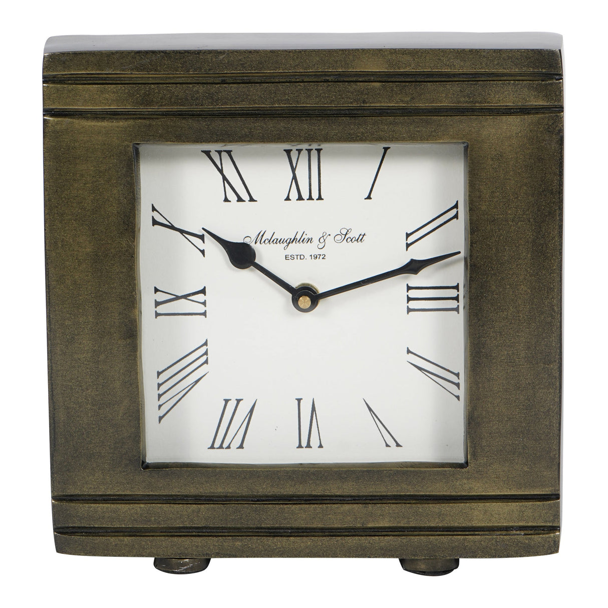 Hornchurch Mantel Clock - Burnished Brass