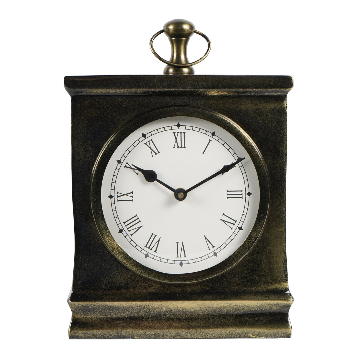 Taunton Large Mantel Clock - Antique Brass