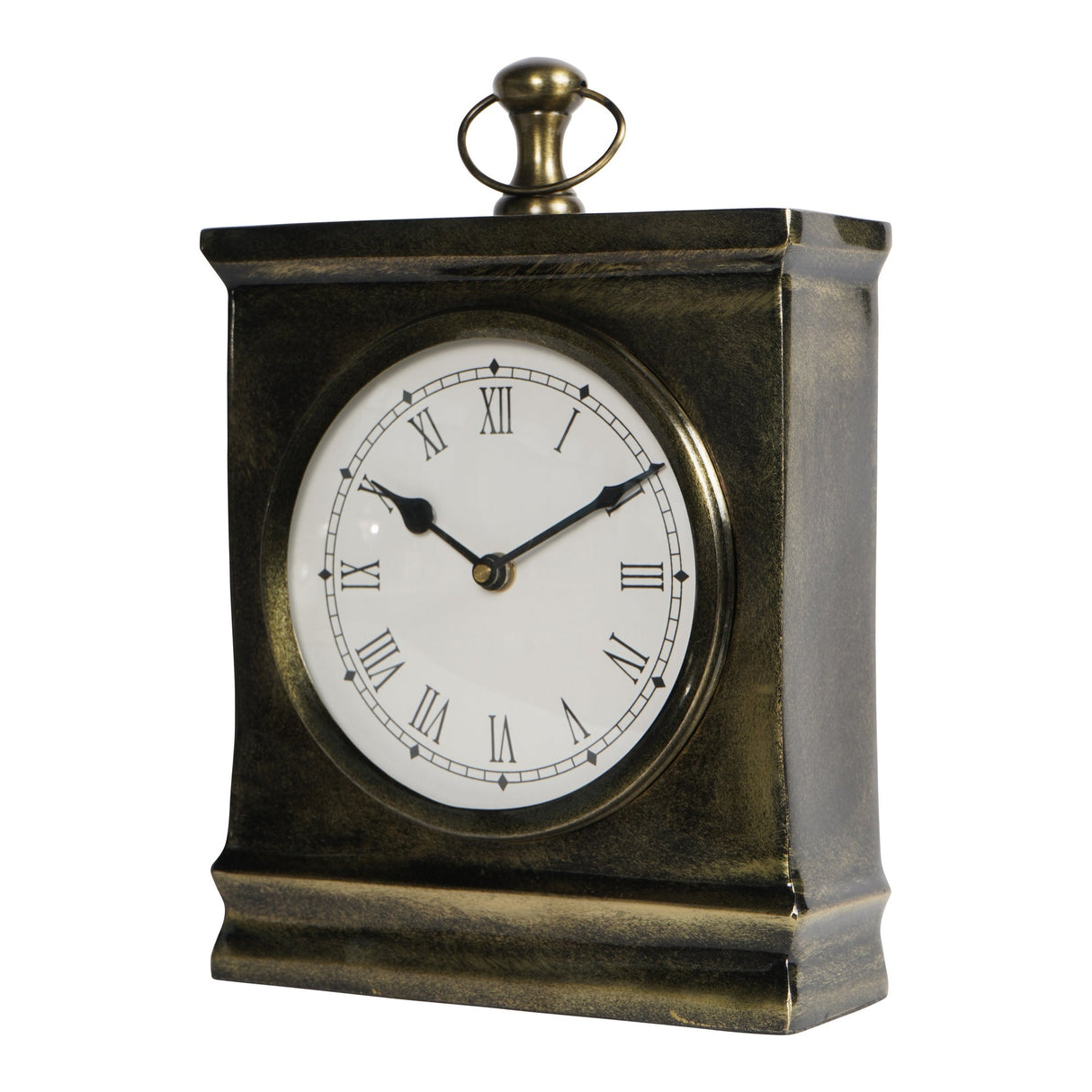 Taunton Large Mantel Clock - Antique Brass