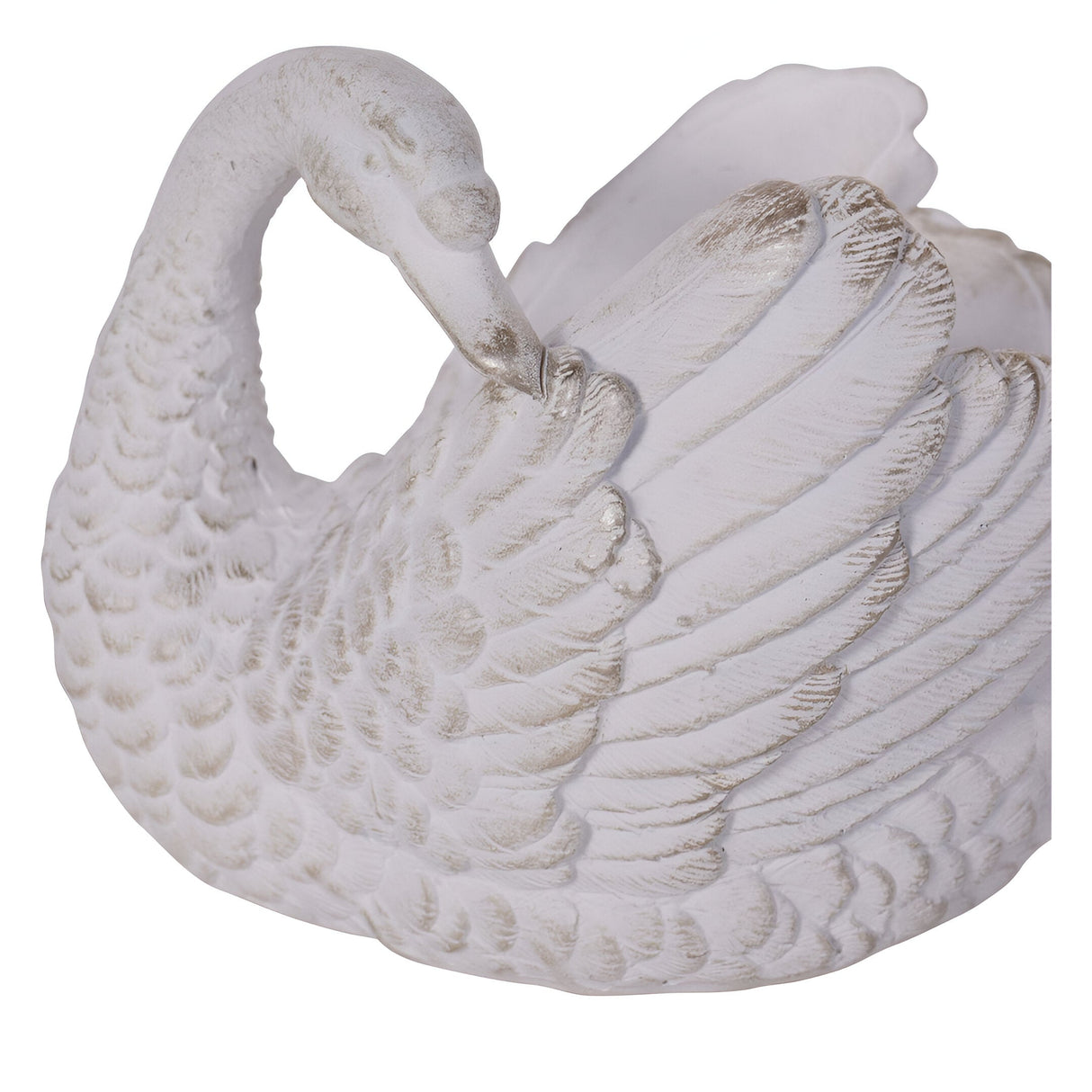 Laura Ashley Set of 2 Swan Votive Holder - Distressed White