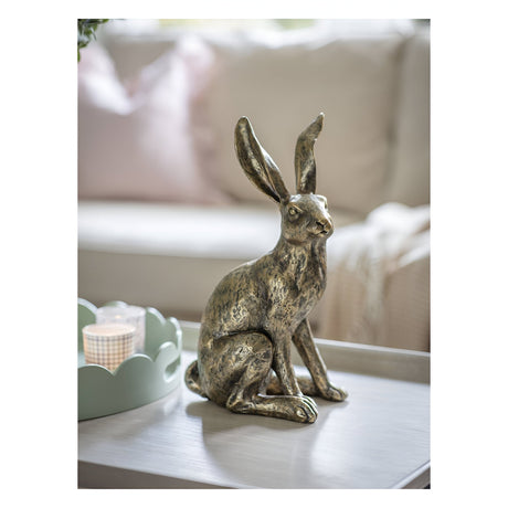 Laura Ashley Antique Large Sitting Hare Figurine - 23cm