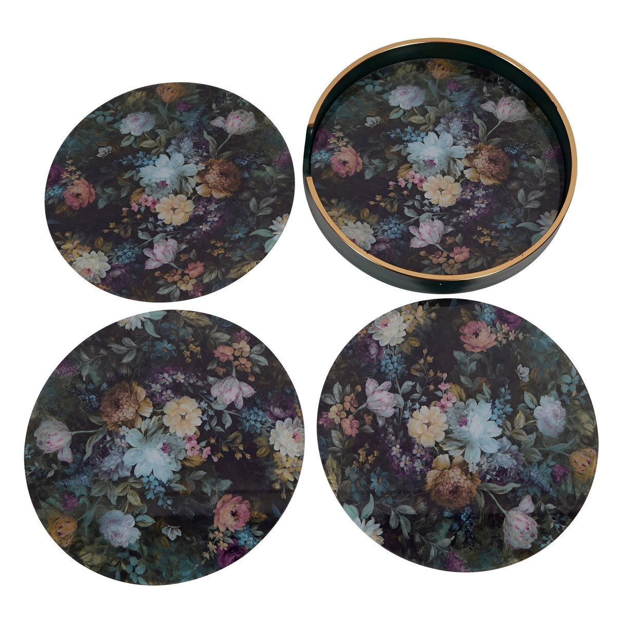 Laura Ashley Mathilde Set of 4 Placemats - Green