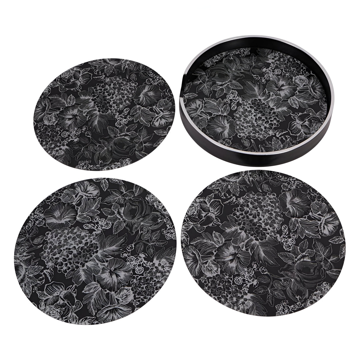 Laura Ashley Louise Set of 4 Placemats - Dark Blue