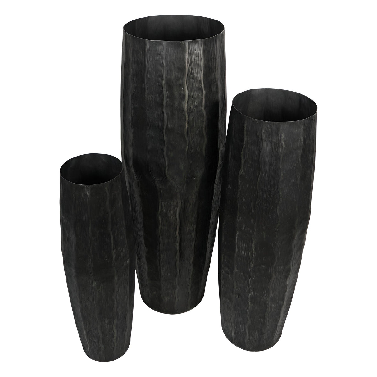 Holland Planters Set of 3 - Antique Pewter