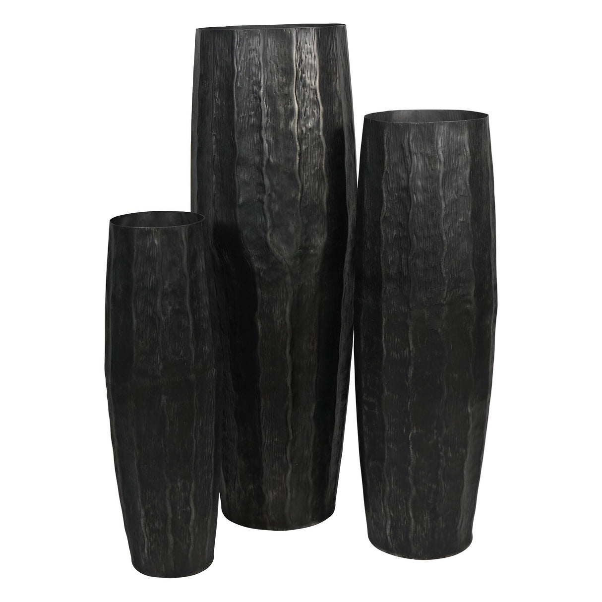 Holland Planters Set of 3 - Antique Pewter