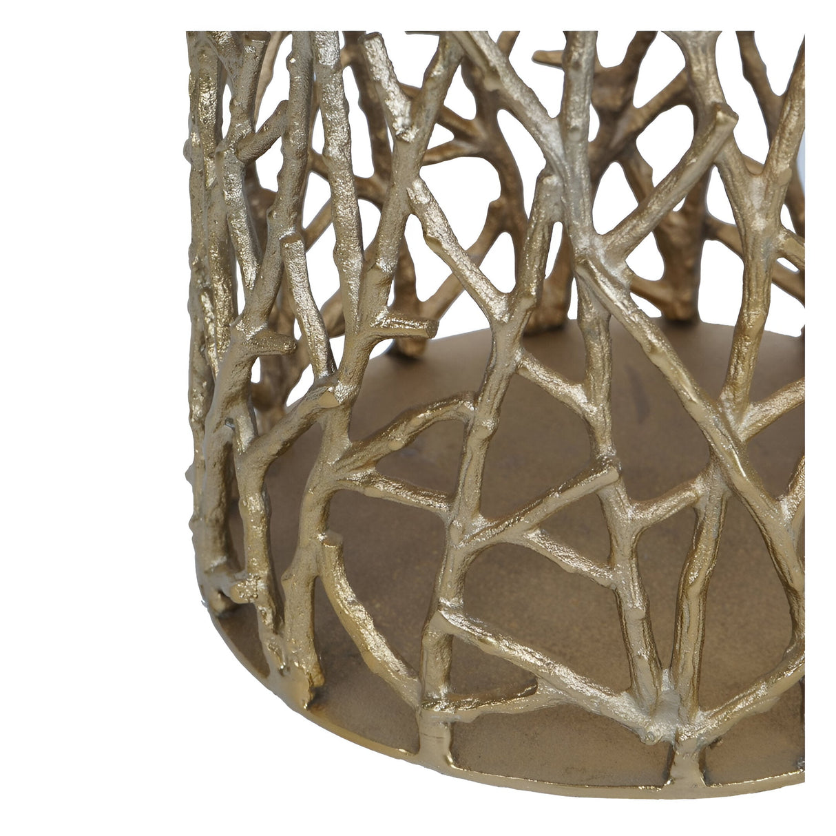 Twig Sculptural Floor Vase - Gold