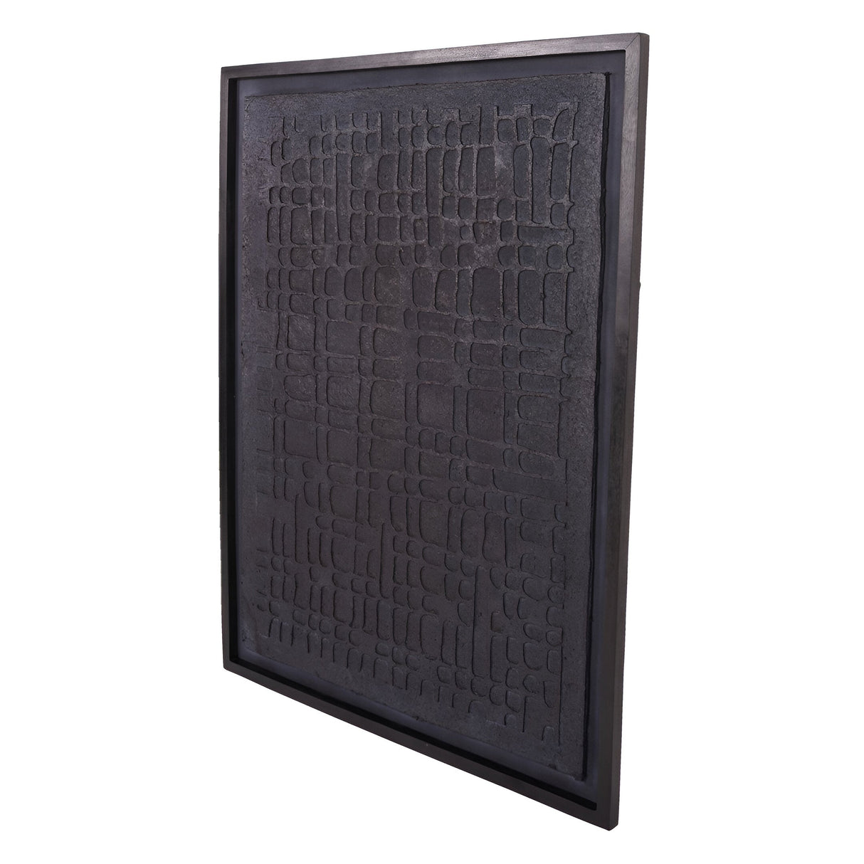 Trenton Papier Mache 1 Large Black Wall Art - 100x130cm