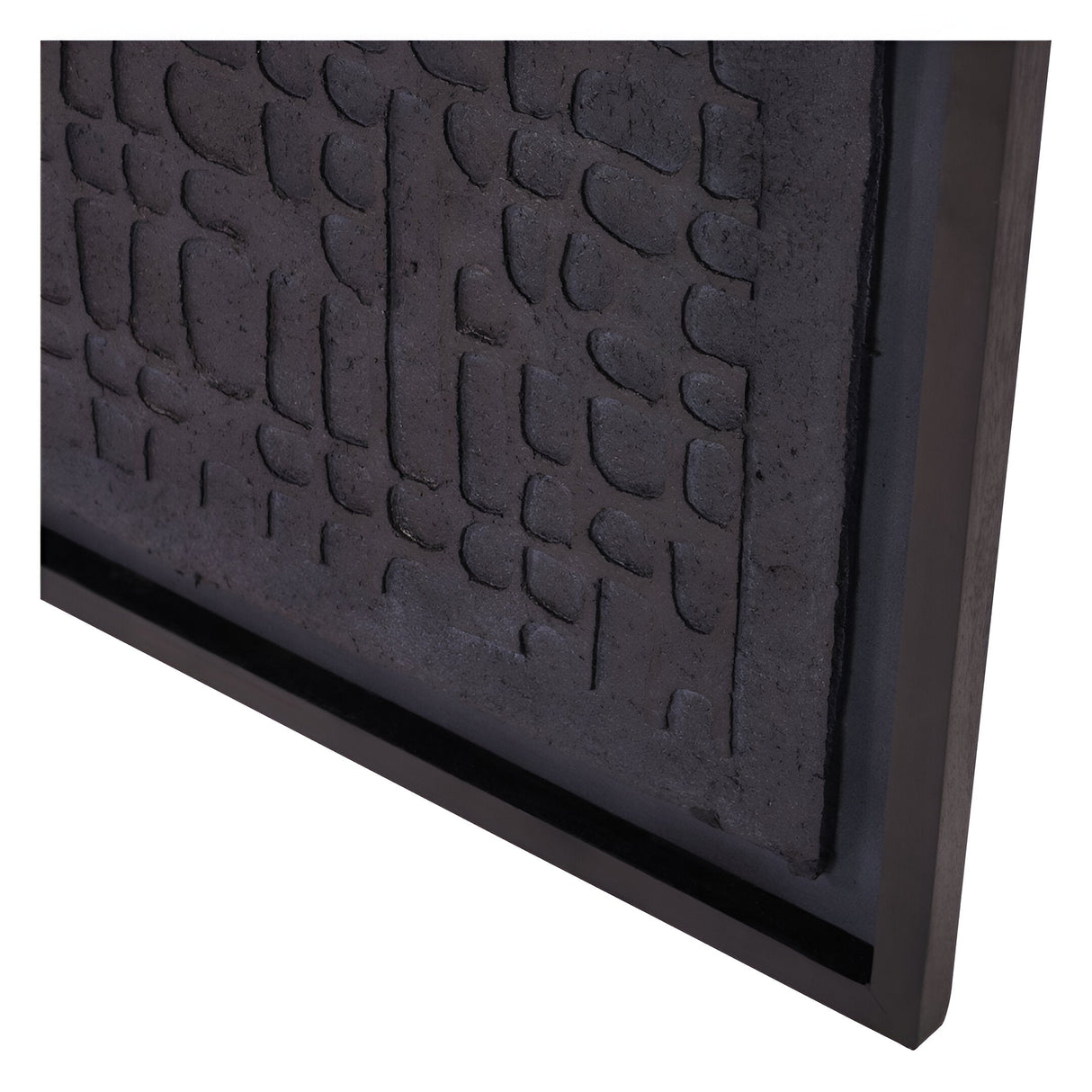 Trenton Papier Mache 1 Large Black Wall Art - 100x130cm