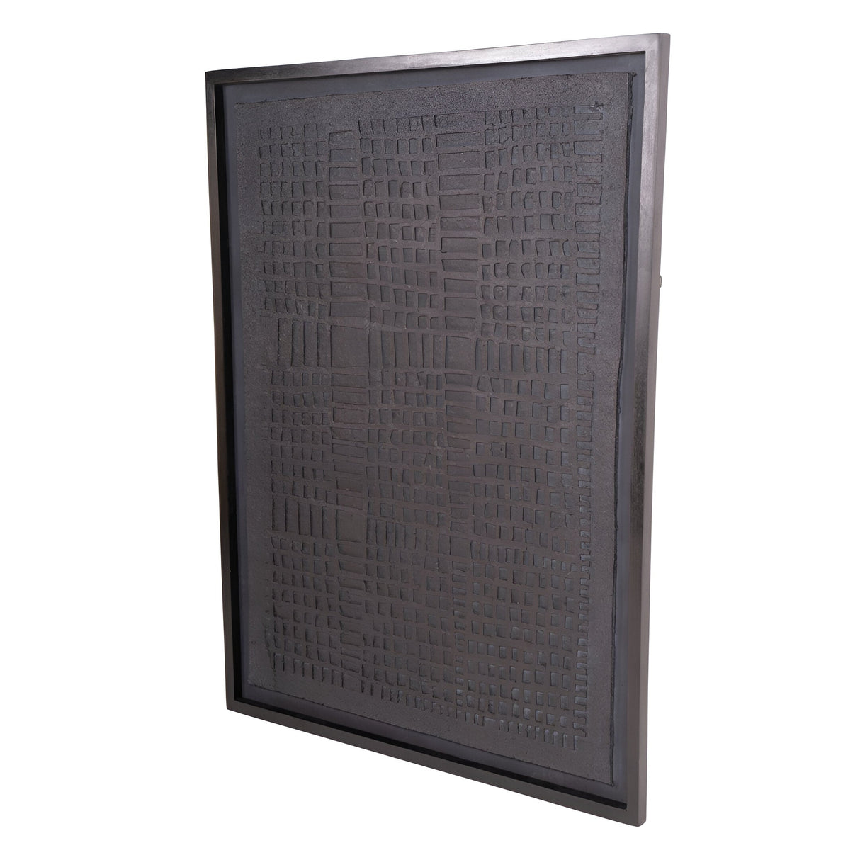 Trenton Papier Mache 2 Large Black Wall Art - 100x130cm