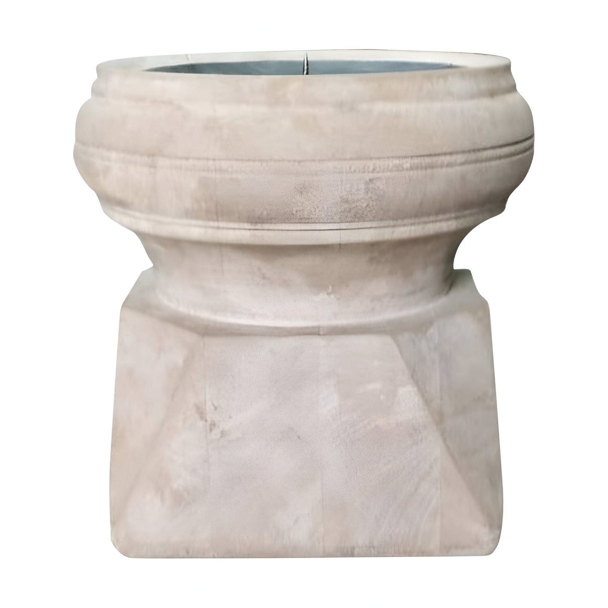 Goan Medium Solid Candle Holder - Beige