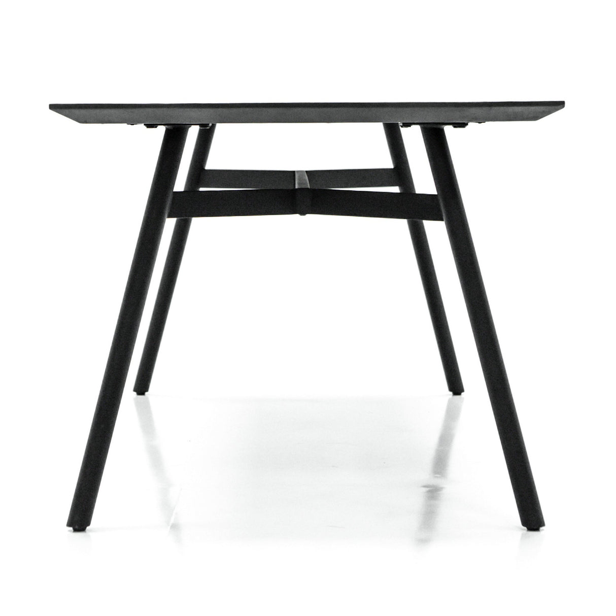 Bronks Acacia Fixed Dining Table 180cm - Black