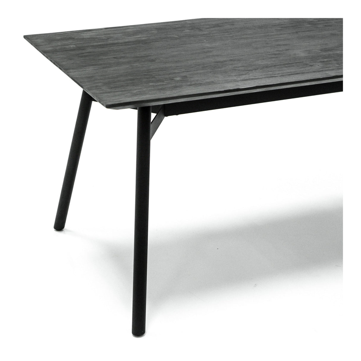 Bronks Acacia Fixed Dining Table 180cm - Black