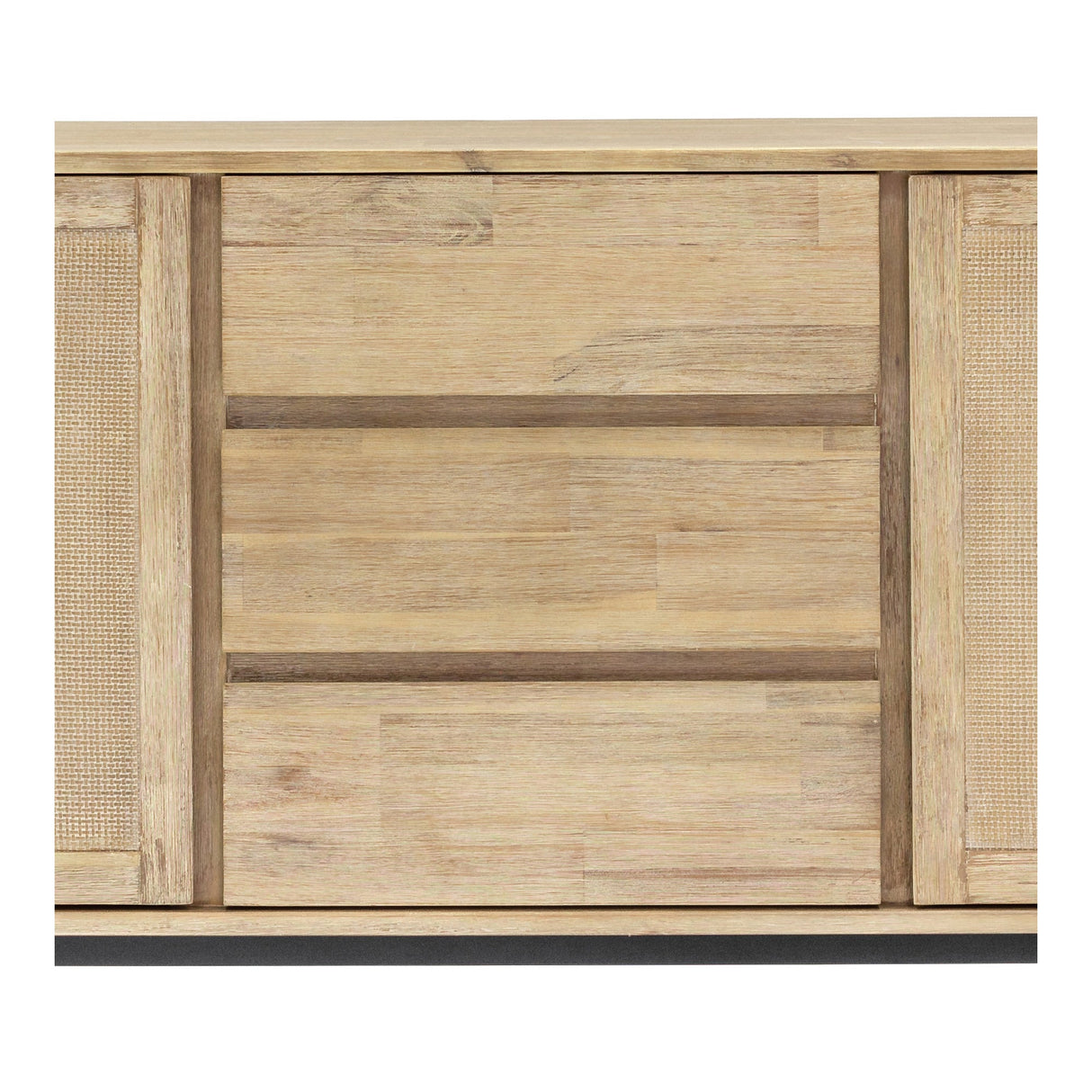 Maddox 2-Door 3-Drawer Buffet Sideboard - Natural Wood