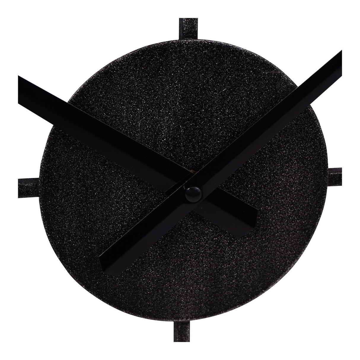 Piano Skeleton Metal Outdoor Wall Clock - Black
