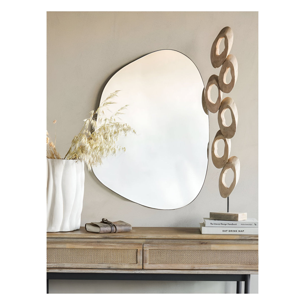 Sabina Medium Vintage Bronze Wall Mirror - 60x80cm