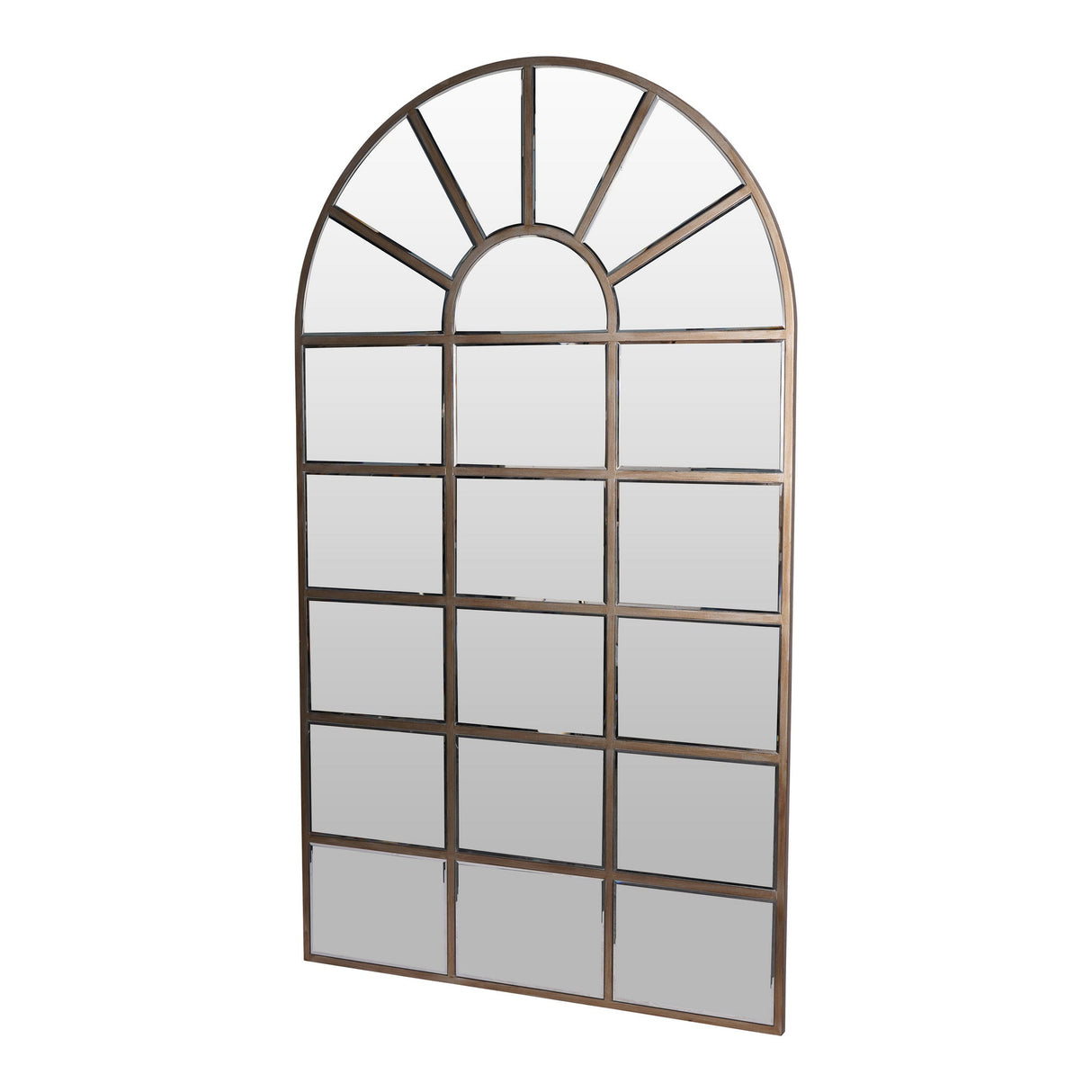 Gold Blakely Arch Floor Standing Leaner Mirror - 100x174cm