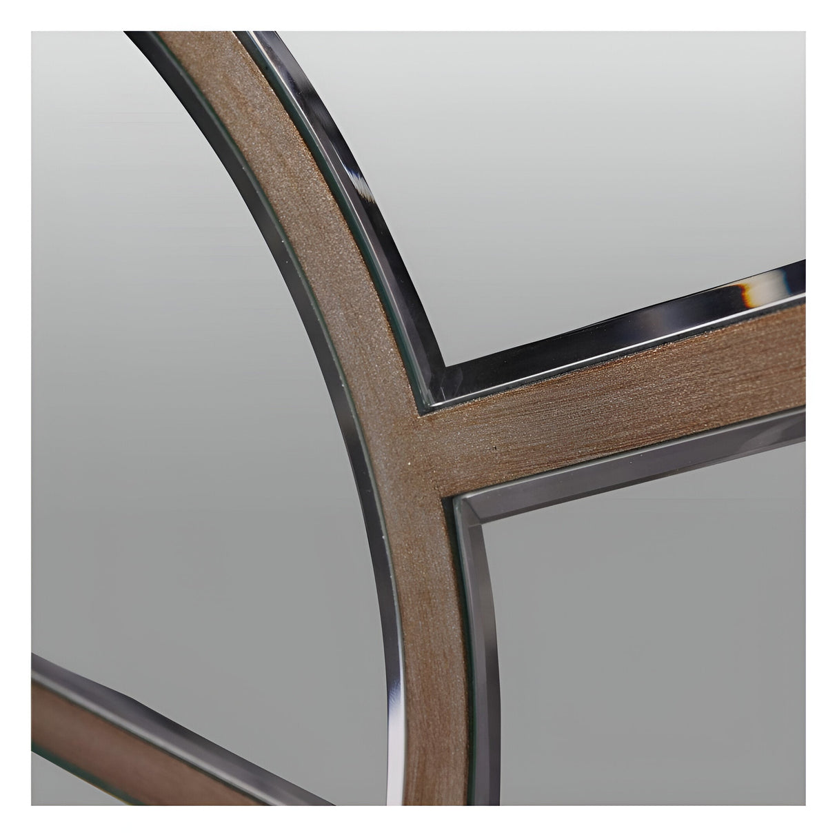 Gold Blakely Arch Floor Standing Leaner Mirror - 100x174cm