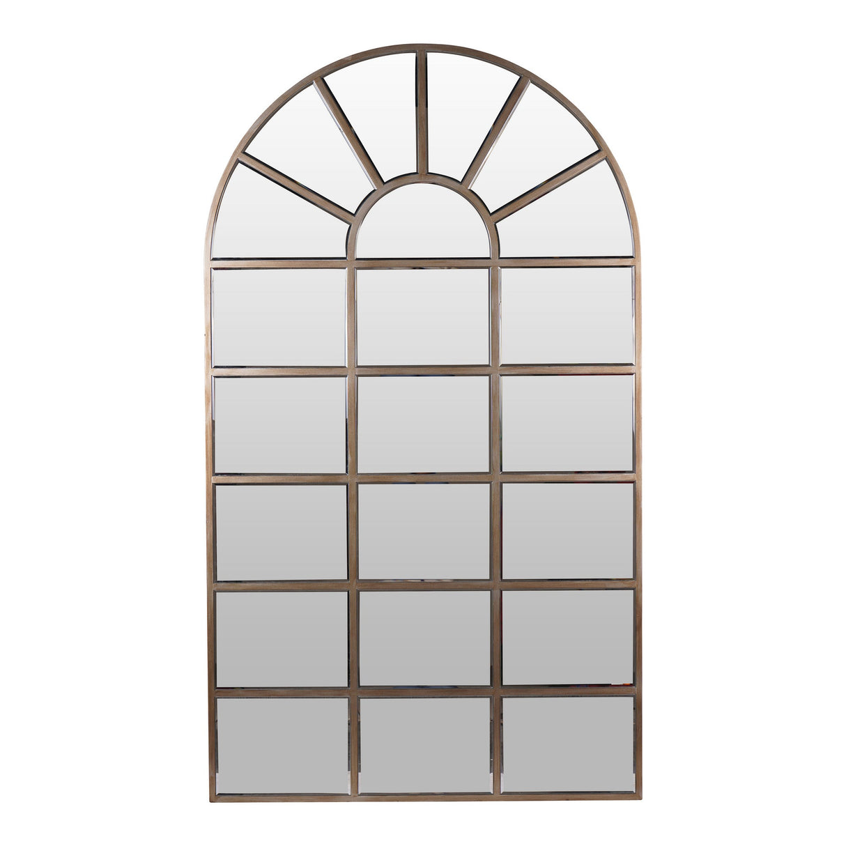 Gold Blakely Arch Floor Standing Leaner Mirror - 100x174cm