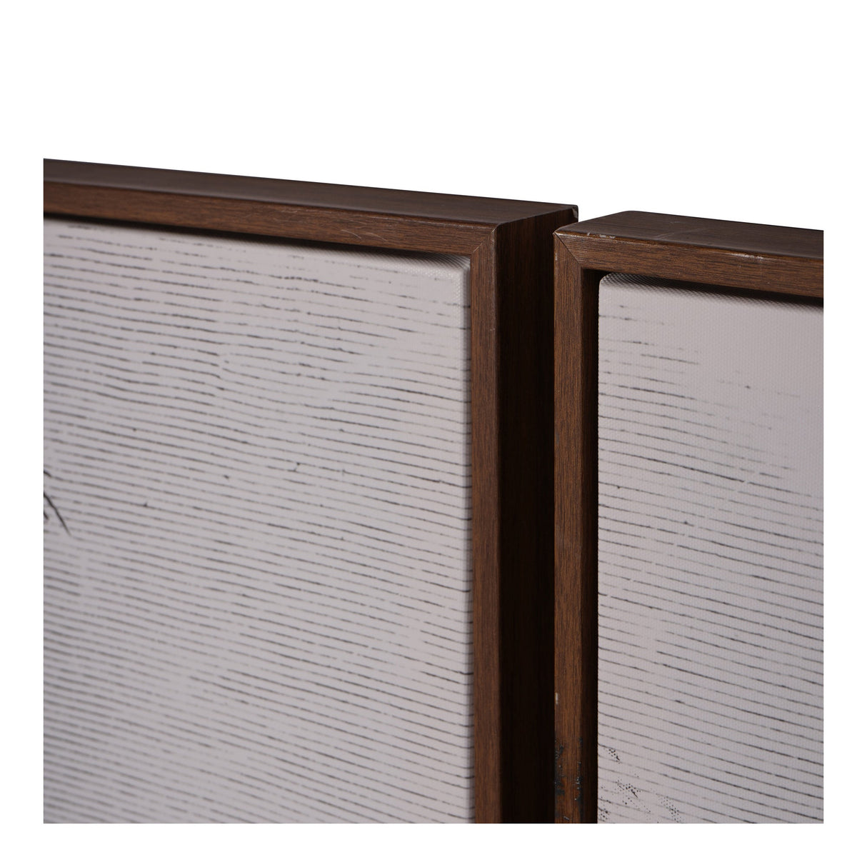 Palm Set of Four Framed Canvas - 45x120cm