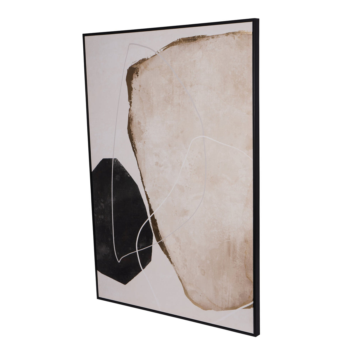 Framed Abstract Canvas - 80x120cm