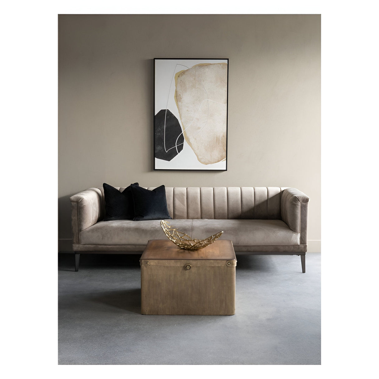 Framed Abstract Canvas - 80x120cm