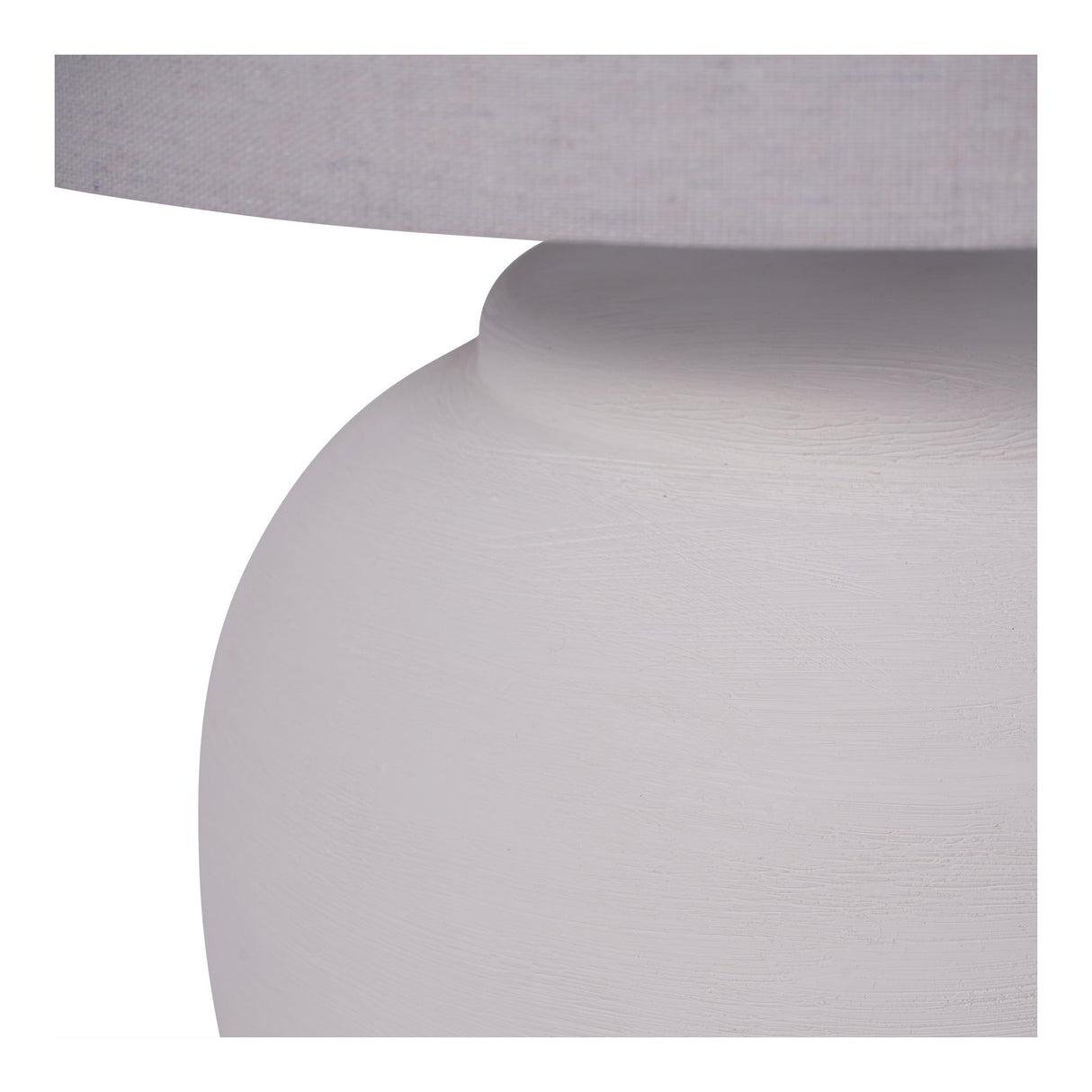 Rhodes Large Ceramic Table Lamp With Shade - White