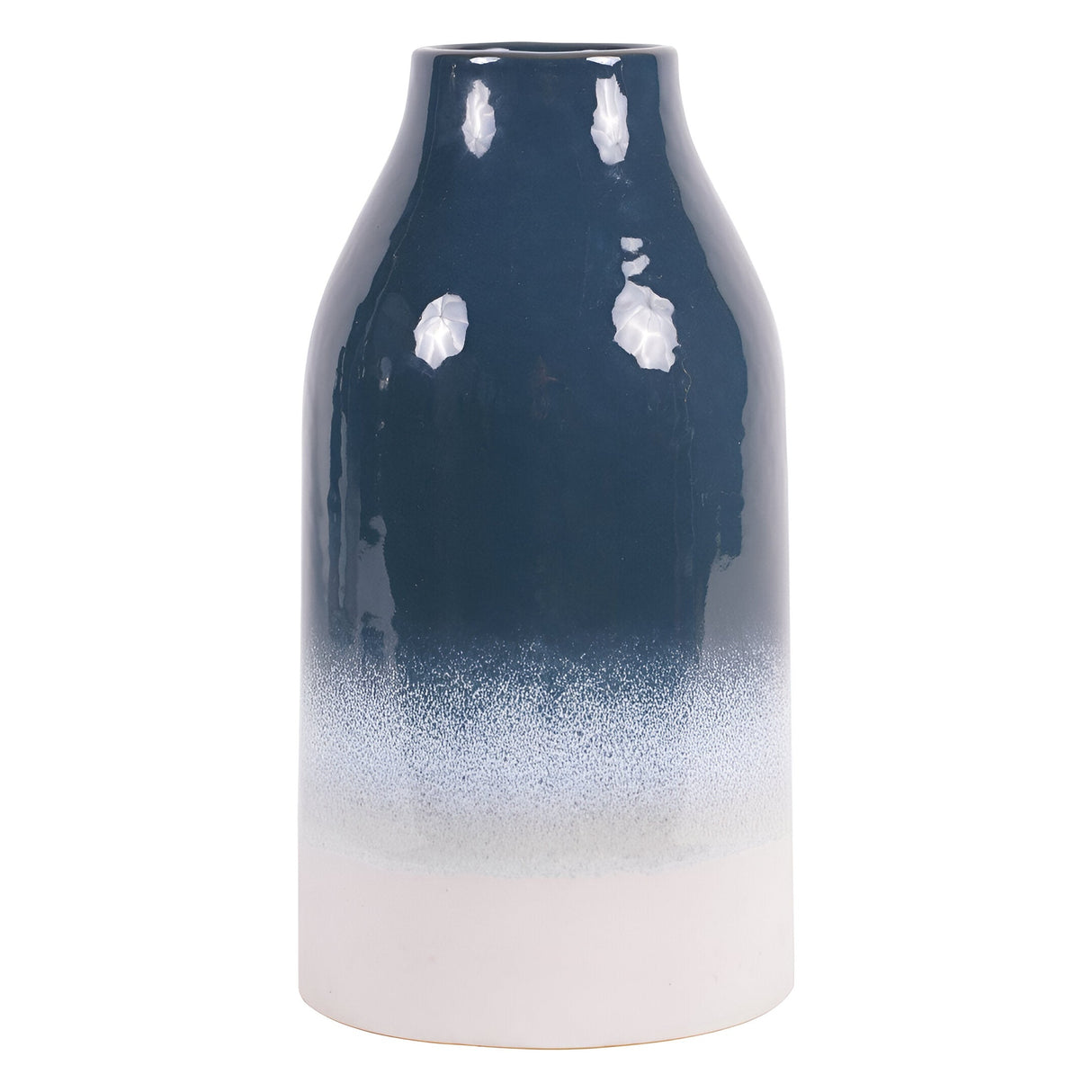 Laura Ashley Medium Laneham Stoneware Vase - Blue