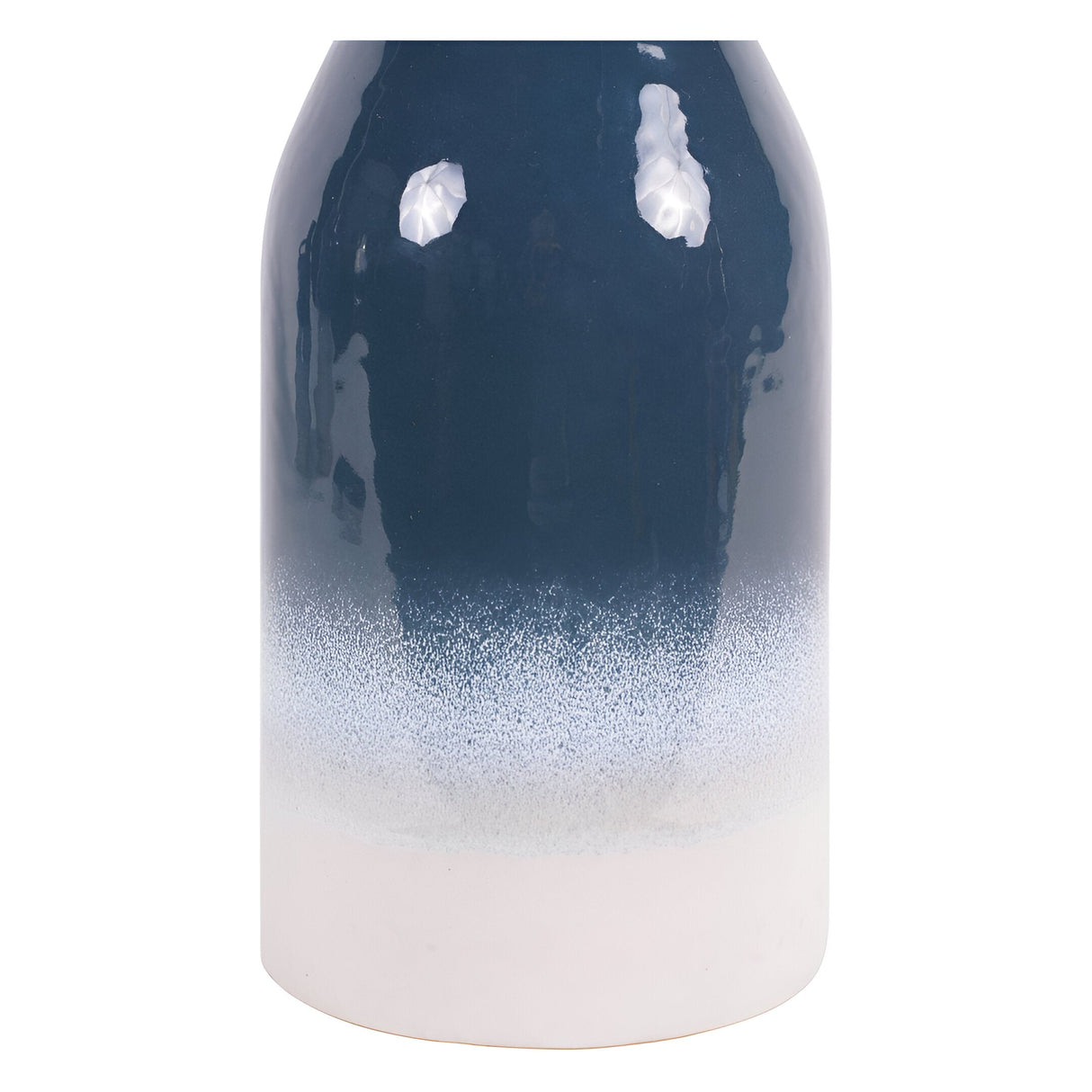 Laura Ashley Medium Laneham Stoneware Vase - Blue